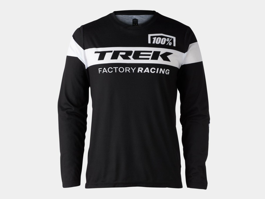 Beklædning Trek Teamudstyr | 100% Trek Factory Racing Langaermet Airmatic Black