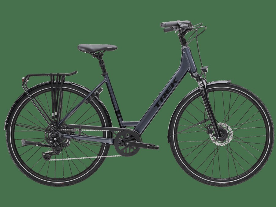 Citybikes Trek | Verve 2 Equipped Lowstep Galactic Grey