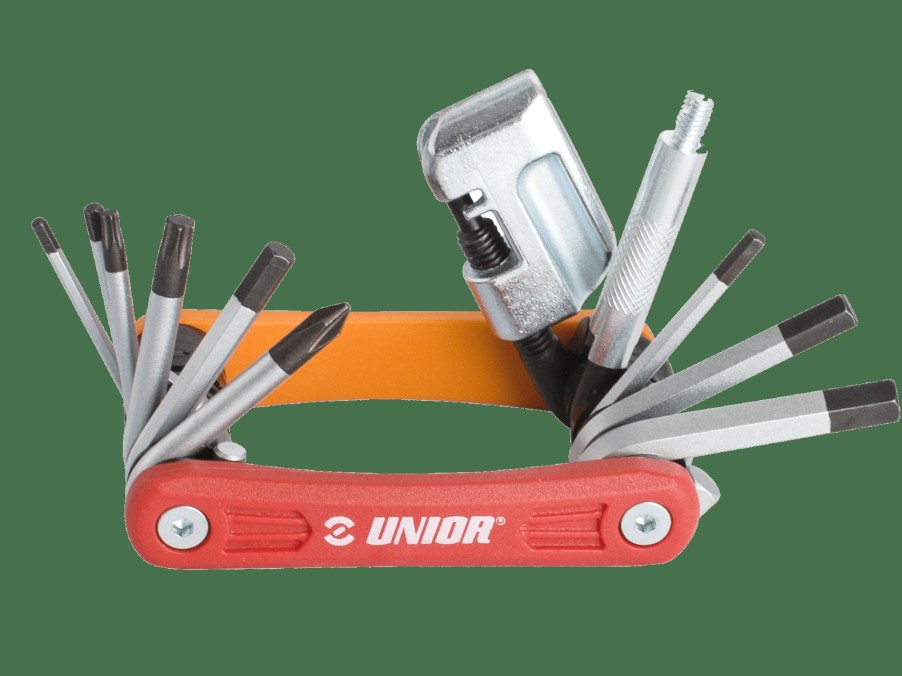 Udstyr Trek Værktøj & vedligeholdelse | Unior Multitool Euro13 Red/Orange