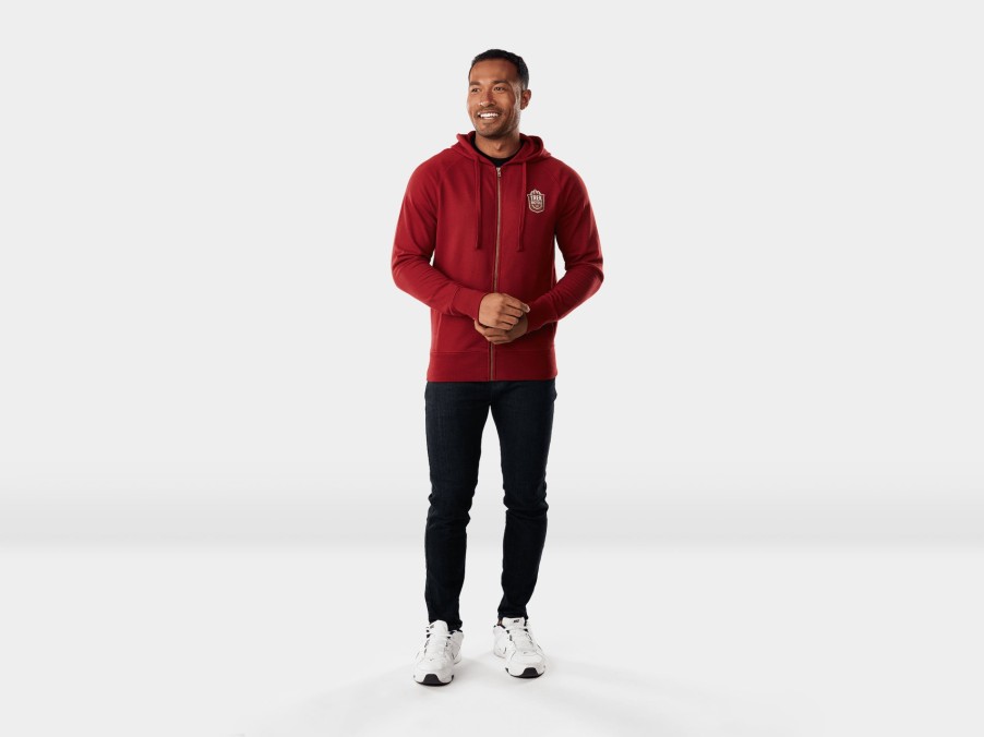 Beklædning Trek Fritidstøj | Trek Fun Badge Unisex Hoodie Dark Red