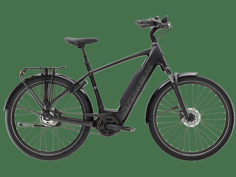 Elcykler Trek | District+ 4 Trek Black Satin