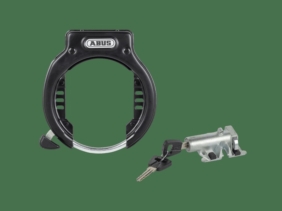 Udstyr Trek Låse | Abus Ring Lock 4650Xl Nr & Rib Battery Lock Bes3 Dt3 T82 Black