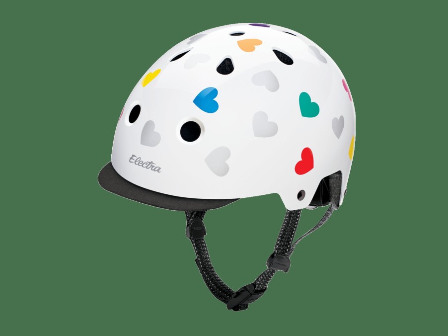 Beklædning Trek Fitness- og pendlerhjelme | Electra Heartchya Bike Helmet White