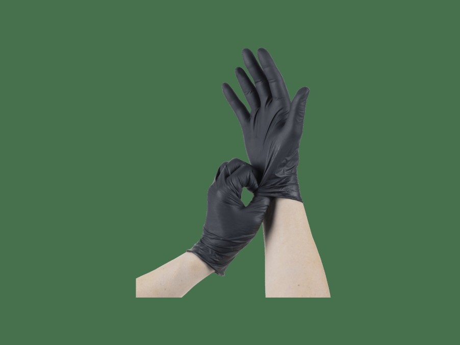 Udstyr Trek Værktøj & vedligeholdelse | Basic Synguard Nitrile Gloves Black