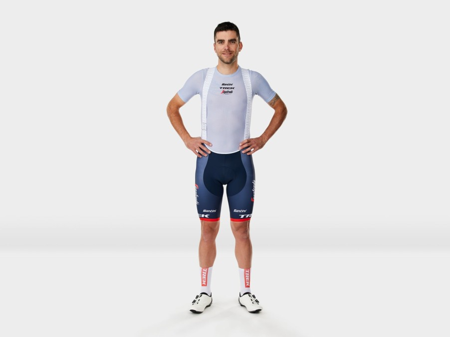 Beklædning Trek Teamudstyr | Santini Trek-Segafredo Rsl Team-Bibshorts Til Maend Dark Blue