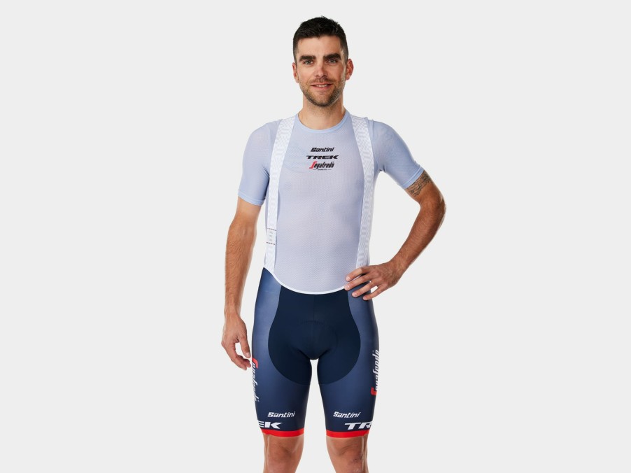 Beklædning Trek Teamudstyr | Santini Trek-Segafredo Rsl Team-Bibshorts Til Maend Dark Blue