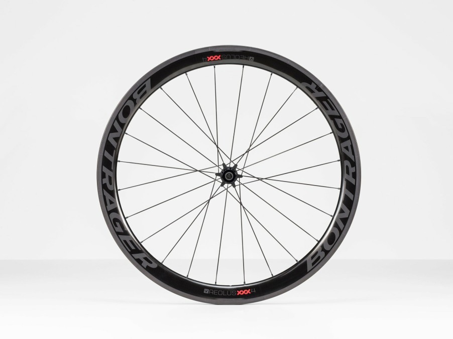 Udstyr Trek Hjul | Bontrager Aeolus Xxx 4 Landevejshjul Med Lukket Ring Black/Red