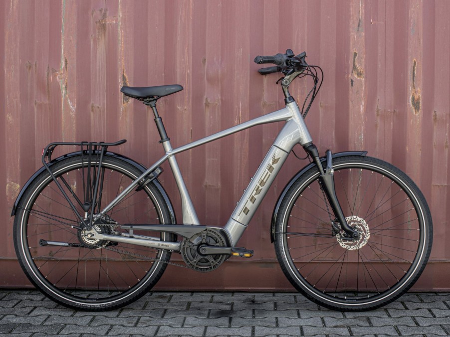 Elcykler Trek | District+ 9 Metallic Gunmetal