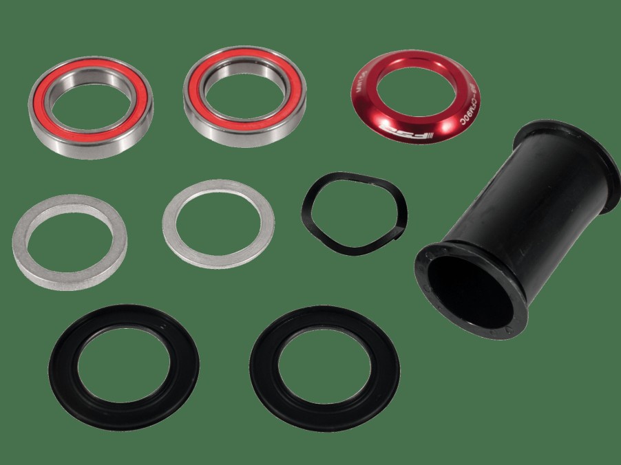 Udstyr Trek Transmission | Trek Integrated Fsa Narrow Q-Factor Bb90 Ceramic Bottom Bracket Kit Black