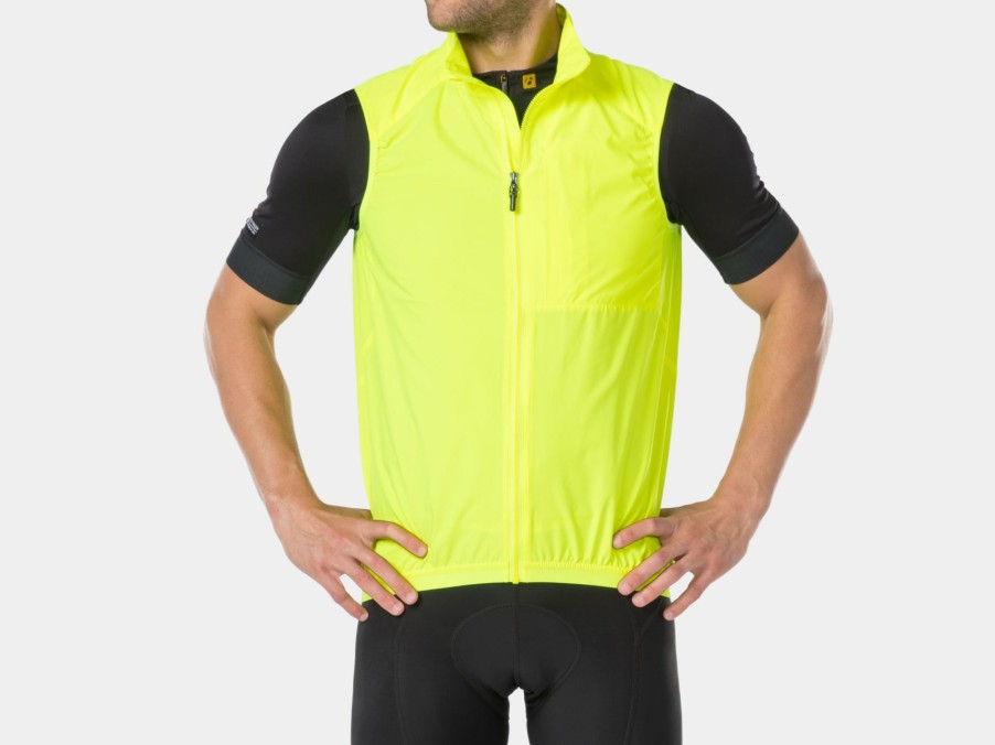 Beklædning Trek Jakker og veste | Bontrager Circuit Cykelvindvest Visibility Yellow