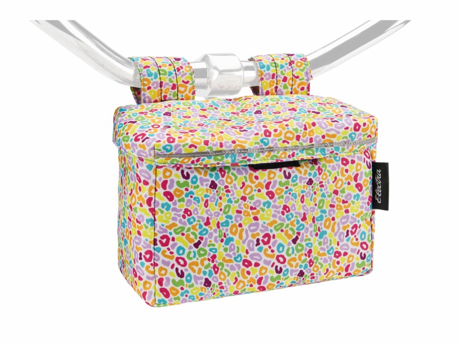 Udstyr Trek Tasker og cykeltasker | Electra Leopard Handlebar Bag With Lid White/Light Purple