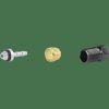 Udstyr Trek Bremser og greb | Promax D-Plug Type Brake Hose Fitting Kit Silver/Gold