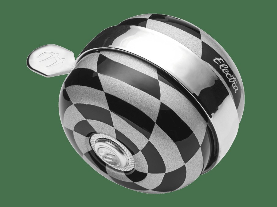 Udstyr Trek Ringeklokker og horn | Electra Checkerboard Spinner-Ringeklokke