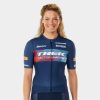 Beklædning Trek Teamudstyr | Santini Trek Factory Racing Cx Team Replica-Cykeltroje Kvinder Dark Blue