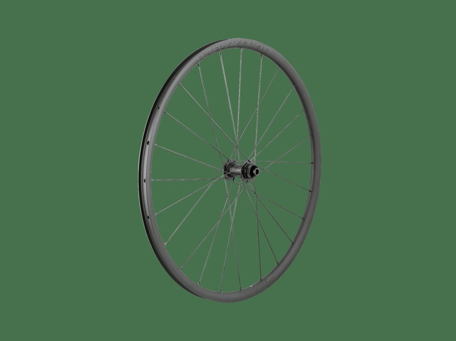 Udstyr Trek Hjul | Bontrager Paradigm Sl Centerlock Disc 24H Silver Nipples 700C Road Wheel Black