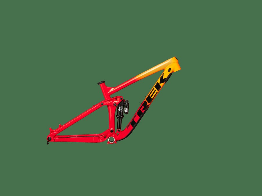 Mtb Trek | Remedy Al Stelkit Marigold To Radioactive Red Fade