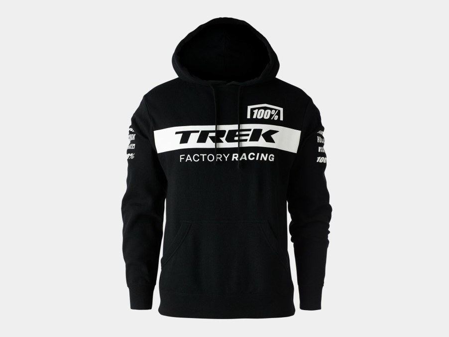 Beklædning Trek Fritidstøj | 100% Trek Factory Racing-Hoodie Black