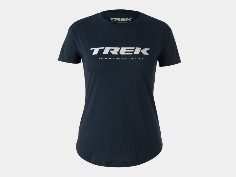 Beklædning Trek T-Shirts | Trek Original T-Shirt Til Kvinder Navy