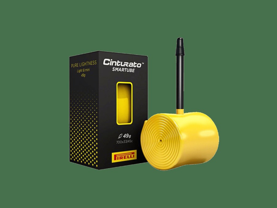 Udstyr Trek Tubes and tubeless accessories | Pirelli Cinturato Smartube Presta Valve Bicycle Tube Yellow