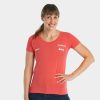 Beklædning Trek T-Shirts | T-Shirt Santini Trek-Segafredo Team Dame Radioactive Coral