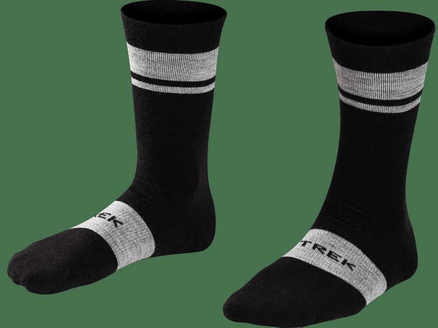 Beklædning Trek Tilbehør | Trek Race Crew Cushioned Merino Wool Cycling Sock