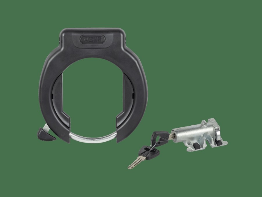 Udstyr Trek Låse | Abus Ring Lock 4750Xl R & Rib Battery Lock Bes3 Dt3 T82 Black