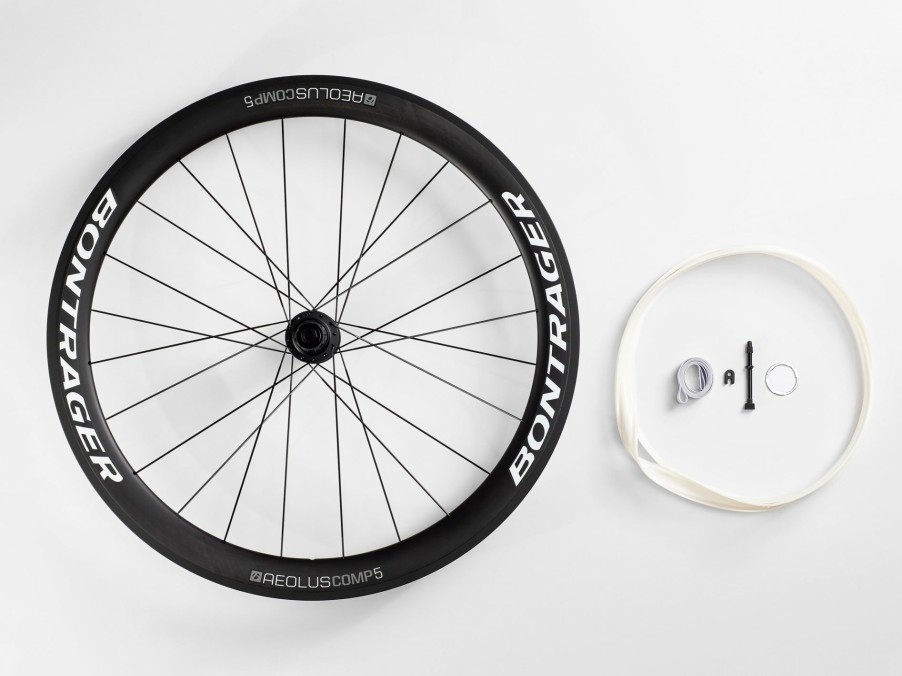 Udstyr Trek Hjul | Bontrager Aeolus Comp 5 Tlr Disc Landevejsfaelg White/Anthracite