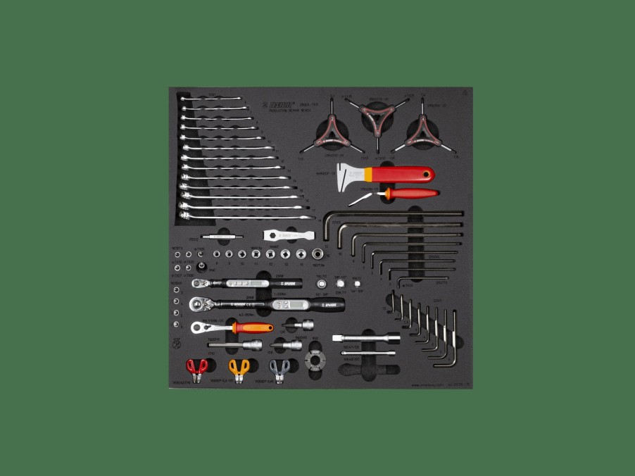 Udstyr Trek Værktøj & vedligeholdelse | Unior Production Bench Drawer 3 Tool Tray Set Black