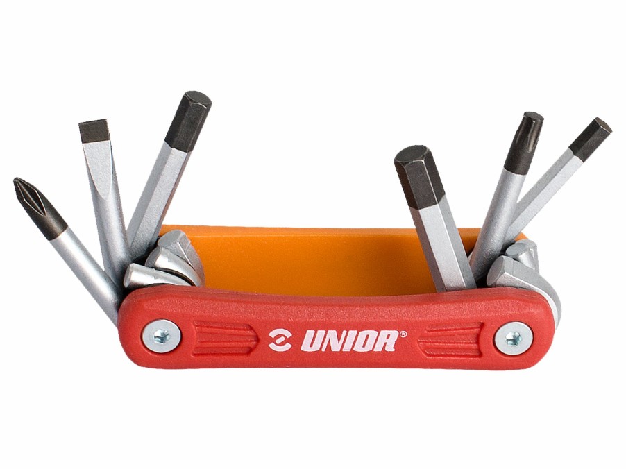 Udstyr Trek Værktøj & vedligeholdelse | Unior Multitool Euro6 Red/Orange