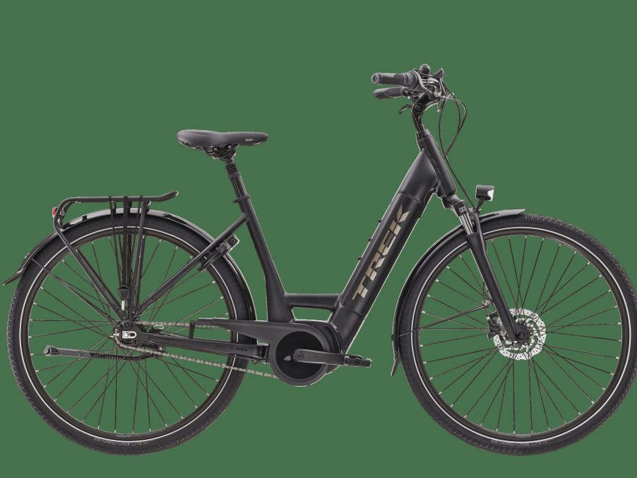 Elcykler Trek | District+ 6C Lowstep Matte Trek Black