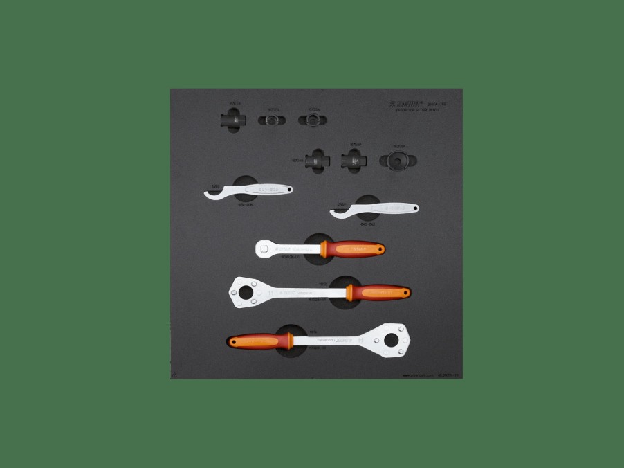 Udstyr Trek Værktøj & vedligeholdelse | Unior Production Bench Drawer - 5 Tool Tray Set Black