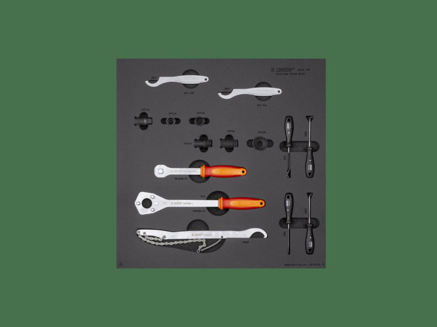 Udstyr Trek Værktøj & vedligeholdelse | Unior Production Bench Drawer - 5 Tool Tray Set Black