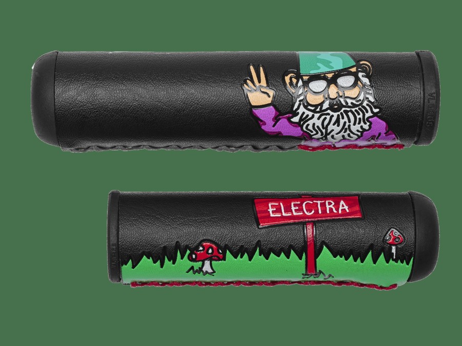 Udstyr Trek Greb og styrbånd | Electra Gnome-Gummigreb Black