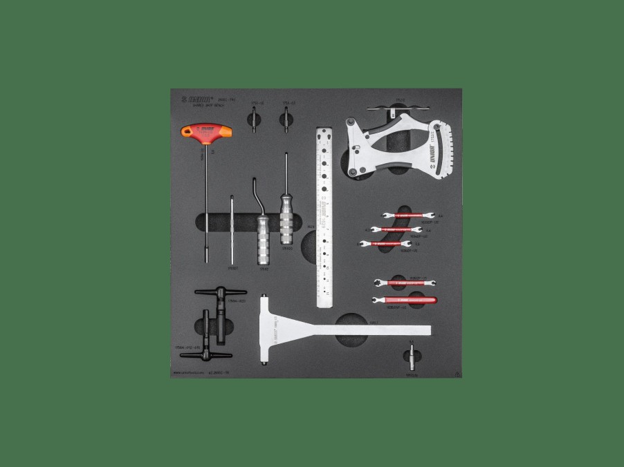 Udstyr Trek Værktøj & vedligeholdelse | Unior Shared Bench Drawer - 2 Tool Tray Set Black