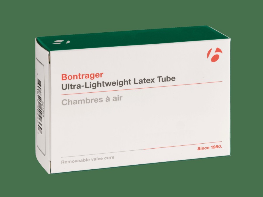 Udstyr Trek Tubes and tubeless accessories | Bontrager Ultra-Letvaegts Latex-Cykelslange Med Presta Racerventil Black