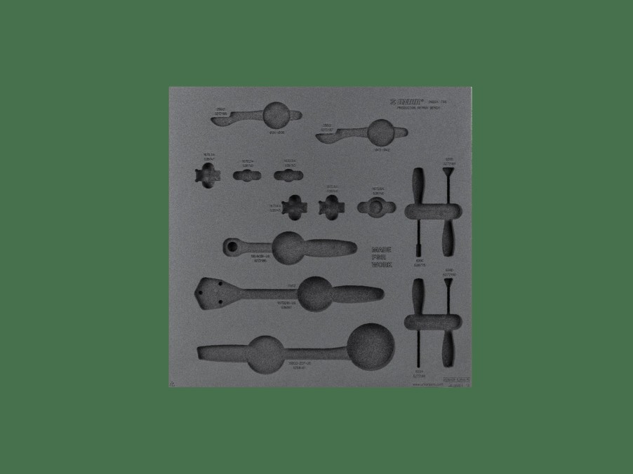 Udstyr Trek Værktøj & vedligeholdelse | Unior Production Bench Drawer - 5 Tool Tray Dark Grey