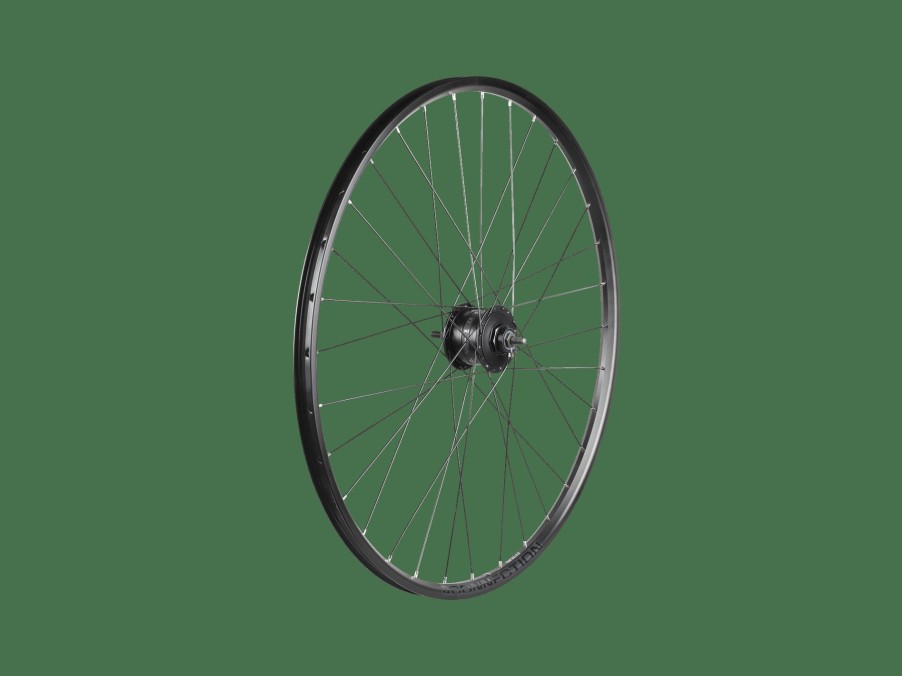 Udstyr Trek Hjul | Bontrager Connection Dynamo Centerlock 700C Wheel Black