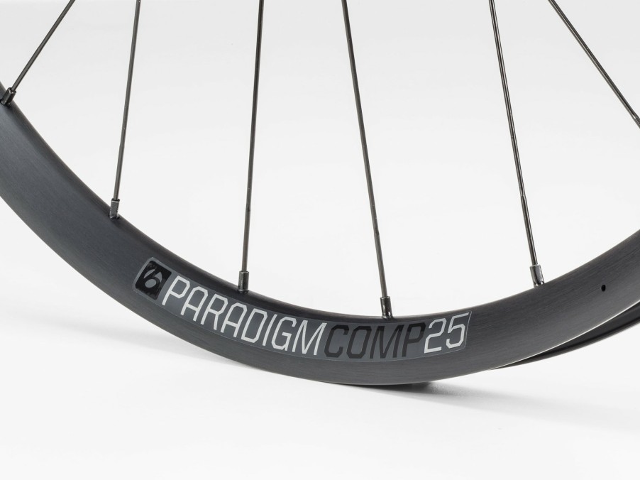 Udstyr Trek Hjul | Bontrager Paradigm Comp 25 Tlr Disc Road Wheel Black