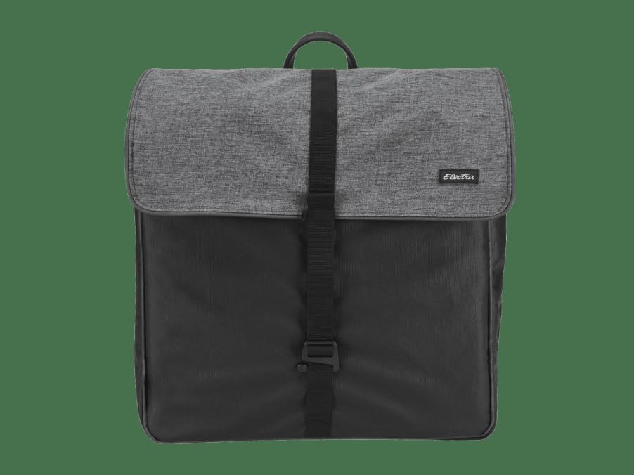 Udstyr Trek Tasker og cykeltasker | Electra Heather Charcoal Pannier Bag Black/Grey